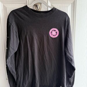 Black Long Sleeve Kids Shirt